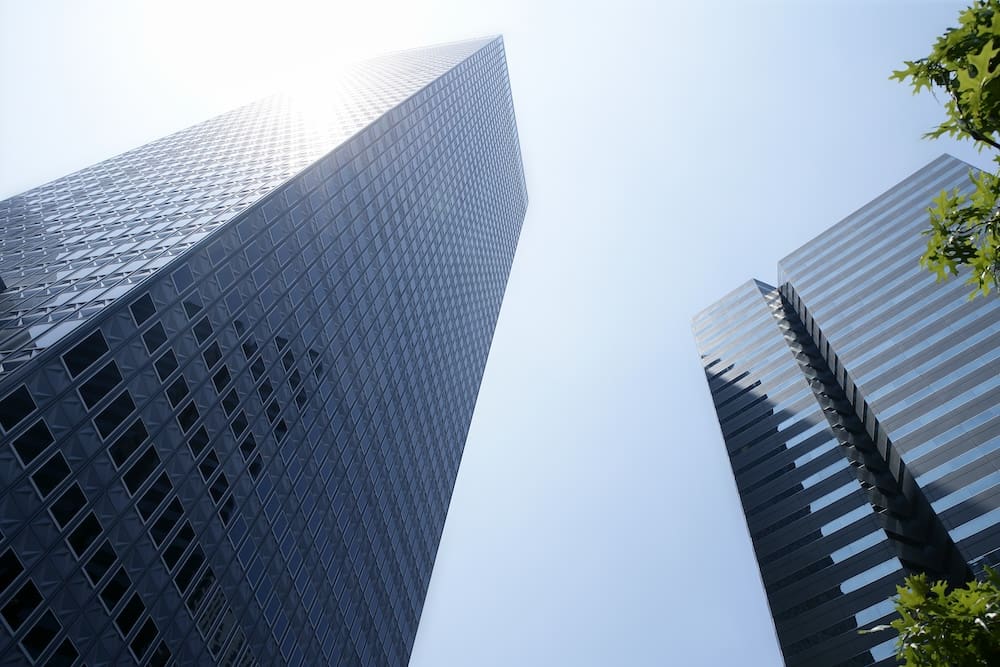 Skyscrapers in Dallas showcase modern architecture against a clear sky