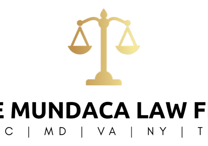 Mundaca Law Firm logo with scales of justice.