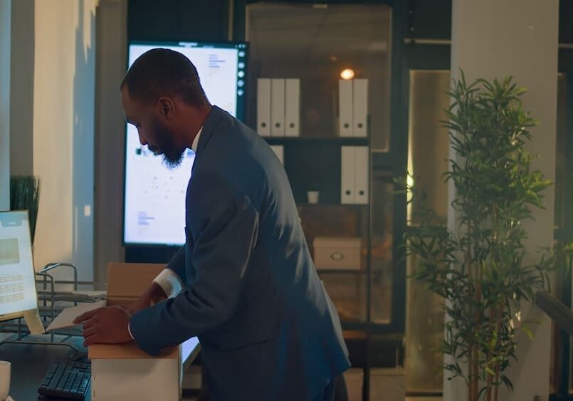 a black man was fired from his job