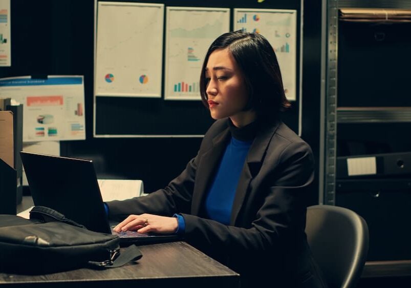 Private investigator comparing sources to confirm case details or cross check confidential information, compiling statistical data on crime trends. Asian federal agent in incident room. Camera A. SSUCv3H4sIAAAAAAAACpRSy24cIRC8R8o/rDgbaXgMy/gfIuXgW5RDAz27yOywAsaWZfnfw7xW5JBDbnRVU139+Pz+7XQiBrK35Pn0uUQ19iHMuSQoPk4V7p52POHkMLXIWxKqawHwbYTOl5g8hBY0UOx1ghtWcJpDWOCvlSS5QJkz5sXLDlkoeKkaG/iQ2Az/2uLTQaxk/VEp8hPjPSB5apg8m4X54bPFEGDCOGdy8Fu9f4i9YLUcQ7x8/Ifg9vj9GM0FJ/uxtta0nDAgbC3v3RDG1KD0gFRiL6nUGql2TlJtpFBoDegRDhtE6NEOg+jooDtNJdOMghoclUYLqQZ+1pw/ks+Cqd6CoXaUlspRSwrOARVWMcOB48jH1f9mmry+F0y3dh0wOx+bTbxFC2FJEE1P4O+Q4K9/9+Stny4NEst1vaVDycZ5KmmZD3n4DTHewdQtPp/GWgYP/Ao513R34E1tWy833po6UyzrdHdV4upBLSEToudaD4OSHRe803JP2I7w6qvOaucQqrF99a7tyi8OCOs73oFRFLhkdaqmrys4M3pmolN1pEIIVqf69QcAAP//AwAUSOBIbQMAAA==